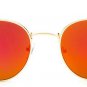 Men Luxury Brand Sunglasses Women 2016 Round Rose Gold Sunglasses HD Flat Lens Couple Sun Glasses Lu