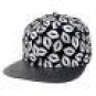 Fashion Unisex Mouth Pattern Baseball Cap Men Women Adjustable Snapback Hip-pop Cap Baseball Silver 