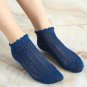 Fashion Retro Lace Glitter Gold Silver Silk Socks Women Short Transparent Calcetines Harajuku Meias 