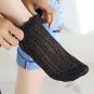 Fashion Retro Lace Glitter Gold Silver Silk Socks Women Short Transparent Calcetines Harajuku Meias 