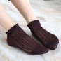 Fashion Retro Lace Glitter Gold Silver Silk Socks Women Short Transparent Calcetines Harajuku Meias 