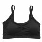 klv Sexy Women Stripe Boho Back Bra Crop Top Tank Vest Cami Hollow Bralette