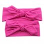 1 SET Mom and Me boho Turban Headband Pair Set Top Knotted Headband Set Fashion Lovely and Mommy Cot