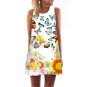 Sexy Vestidos Party Dresses Summer Beach Floral Tank Mini Dress Large Size Plus Size Boho Maxi Sexy