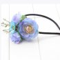 Headpiece Floral Crown Boho hair flower accessory Bridal fabric flower headband birthday shower gift