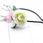 Headpiece Floral Crown Boho hair flower accessory Bridal fabric flower headband birthday shower gift