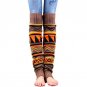 2018 Fashion Women Boho Long Boot Socks Knitted Crochet High Knee Leg Warmers Socks Autumn Gaiters G