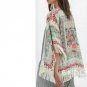New Women Summer Fashion Shirt Boho Floral Kimono Cardigan Tassels Beach Cover Up Casual Shirt