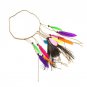 New Indian Peacock Feather Braided Headband Boho Handmade Weaving Hairband Bohemian Party Head Bands