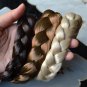 2.5cm wide New Arrival freeshipping fashion bohemian wigs braid thick wide headband popular fashion 