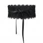 Top Sell Pattern Weaving Belt For Women Bowknot Faux Leather Lace Wide Belt Self Tie Cinch Waist Ban