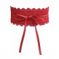 Top Sell Pattern Weaving Belt For Women Bowknot Faux Leather Lace Wide Belt Self Tie Cinch Waist Ban