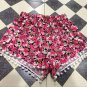 2017 Summer Floral Pom Pom Ball Shorts Women Beach Tassel Bohemian National Wind Print Loose Women\'