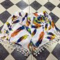 2017 Summer Floral Pom Pom Ball Shorts Women Beach Tassel Bohemian National Wind Print Loose Women\'