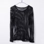 2017 Womens Fishnet Exposed Fishnet T-Shirt Hipsters Vintage Gothic Casual Tops Loose Summer Fashion