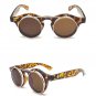 Vintage Steampunk Goggles Clip on Sunglasses Retro Flip Up Eyeglasses Gothic Eyewear UV400 Punk Glas