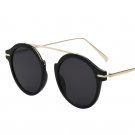 Vintage Gothic Round Sunglasses Men Steampunk Carving Alloy Metal Frame Coating Mirrored Glasses Ret