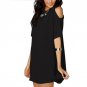 Femme Chiffon Mini Dress Women strapless half Losse Dress Elegant loose Feminine Clothes For Women F