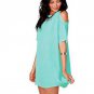 Femme Chiffon Mini Dress Women strapless half Losse Dress Elegant loose Feminine Clothes For Women F