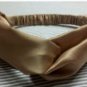Metting Joura Vintage Bohemian Ethnic Solid Satin Fabric Cross Turban Elastic Headband Hair Accessor