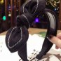 Metting Joura Bohemian Vintage Winter Punk Suede Bow Headband Knotted Bow Hairband Hair Accessories