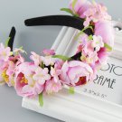 Hair Accessories Women\'s headband Bohemian big Floral flower crown for Party Wedding Hair Wreaths H