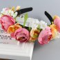 Hair Accessories Women\'s headband Bohemian big Floral flower crown for Party Wedding Hair Wreaths H