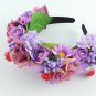 Hair Accessories Women\'s headband Bohemian big Floral flower crown for Party Wedding Hair Wreaths H