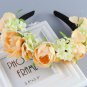 Hair Accessories Women\'s headband Bohemian big Floral flower crown for Party Wedding Hair Wreaths H