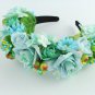 Hair Accessories Women\'s headband Bohemian big Floral flower crown for Party Wedding Hair Wreaths H