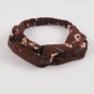 Elastic Twisted Cross Polyester Women Headband Fashion Bohemian Print Floral Hair Accessories 4 Colo