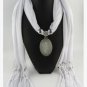 2017 Bohemian Statement Scarf Necklace Vintage Tassels Silk Scarf Necklaces Women Collier Femme Scar