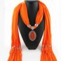 2017 Bohemian Statement Scarf Necklace Vintage Tassels Silk Scarf Necklaces Women Collier Femme Scar