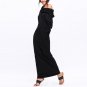 Autumn Winter Women Party Dresses Sexy Vintage Casual Long Sleeve Pockets Hooded Long Maxi Dress Plu