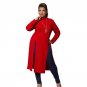 Winter Women Dress Plus Size Women Clothing Long Sleeve High Slit T shirt Dress Maxi Tops 6XL Simple