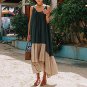 Hit Colors Summer Dress Women Tunic Hit Colors Spaghetti Strap Long Sexy Dresses Clothes Fashion Ves