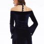 Plain Slash Neck One Size Bead Women\'s Day Dress