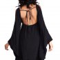 Black Loose Cold Shoulder Women\'s Sexy Dress