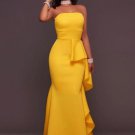 Strapless  Bodycon Women\'s Maxi Dress