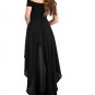 Women Off Shoulder High Low Maxi Party Dresses