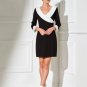 Black 3/4 Sleeve Women\'s Bodycon Dress