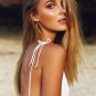 Sexy Mini Beach Dress Women Summer Dress Spaghetti Strap V-Neck A-Line Women Dress Bandage Backless