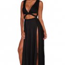 Black Jersey Craving Maxi Dress