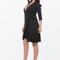 Plus Size V-Neck Mesh Spandex Sleeve Women\'s Day Dress