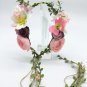 Bride flower wreath headdress ornaments Kids party floral garlands bride headdress flower hair band