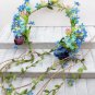 Bride flower wreath headdress ornaments Kids party floral garlands bride headdress flower hair band