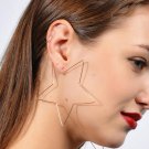 Star gold circle hoop earrings round jewelry Fashion cool heart party sexy accessories women