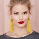 New Fashion Women Vintage Crystal Tassel Dangle Ear Stud Earwears Hot Accessories For Women Fish Hoo