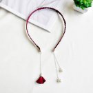 Flower Pendant Pearl  Earring Bow Hair Accessories  Hair Band Crown Rhinestones Headbands For Girls 