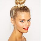 One Piece On Sale Cute Hair Jewelry Colorful Pearl Gold Charms Rubber Bands Elastic Hair Bands For W